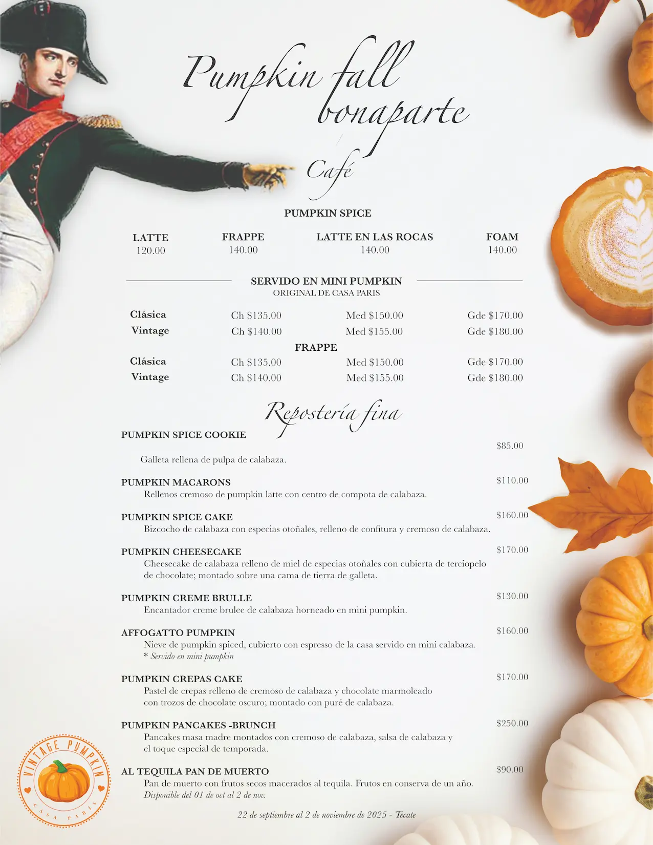 menu de temporada tijuana